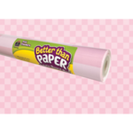 Teacher Created Resources Better Than Paper Bulletin Board Roll - Pink Checkers [TCR77603]