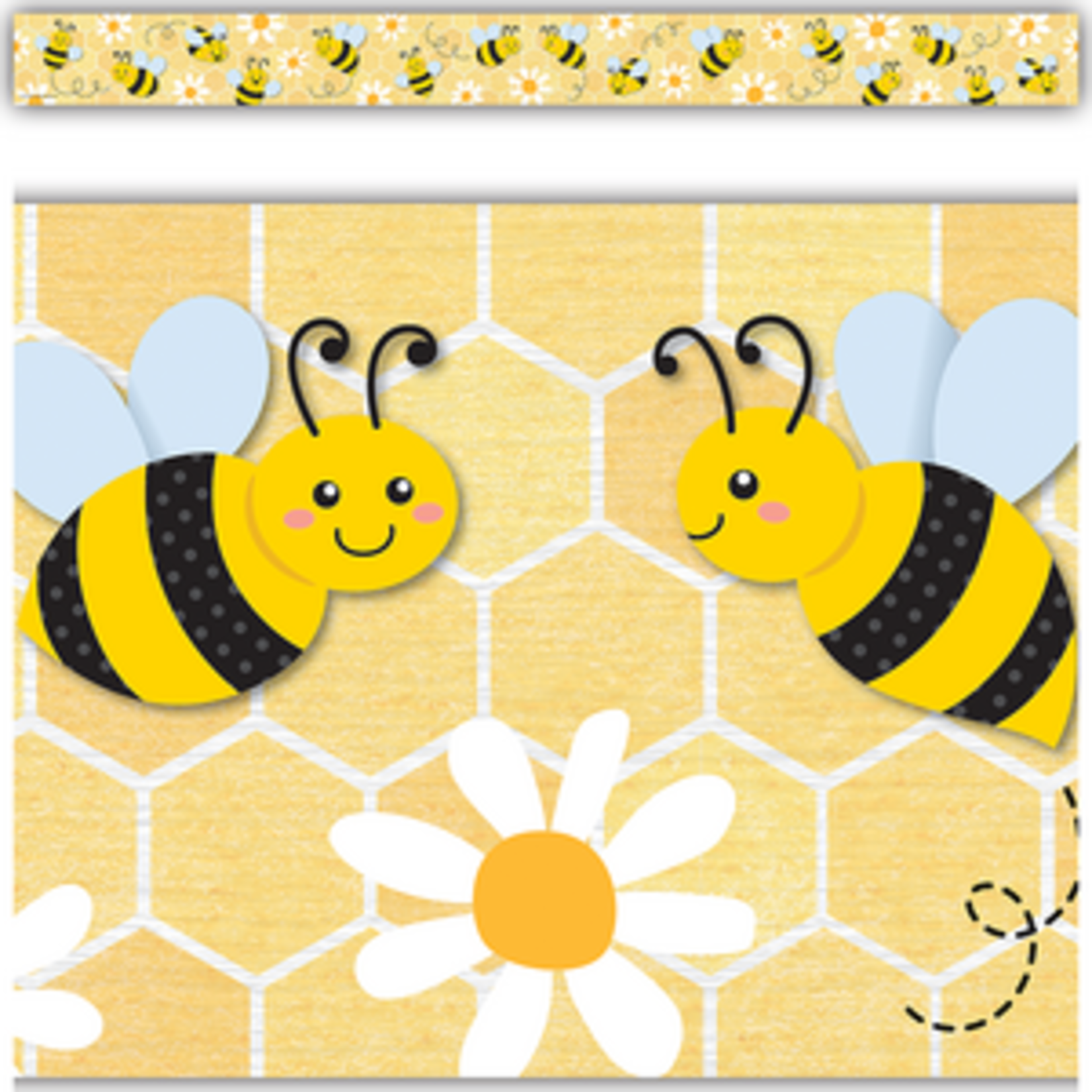 Teacher Created Resources Buzzing Bees Straight Border Trim [TCR6908]
