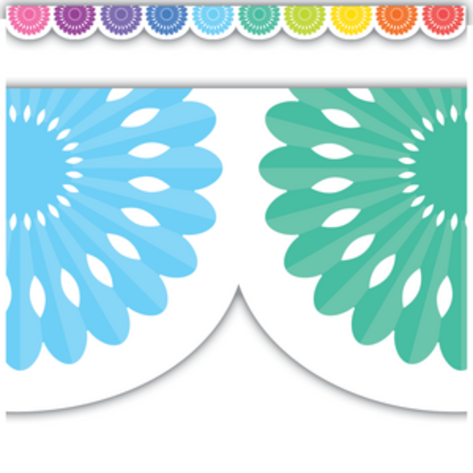 Teacher Created Resources Colorful Fiesta Die-Cut Border Trim [TCR6106]