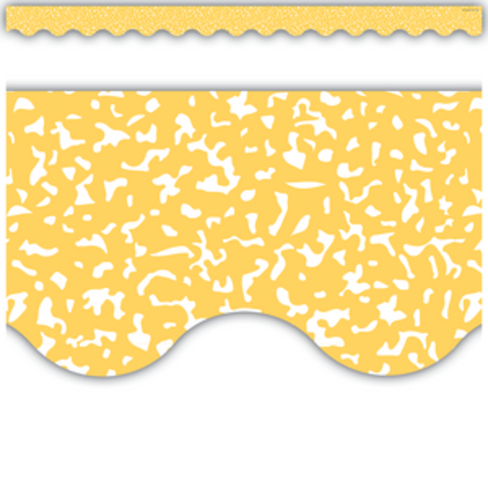 Teacher Created Resources Composition Yellow Scalloped Border Trim [TCR9315]