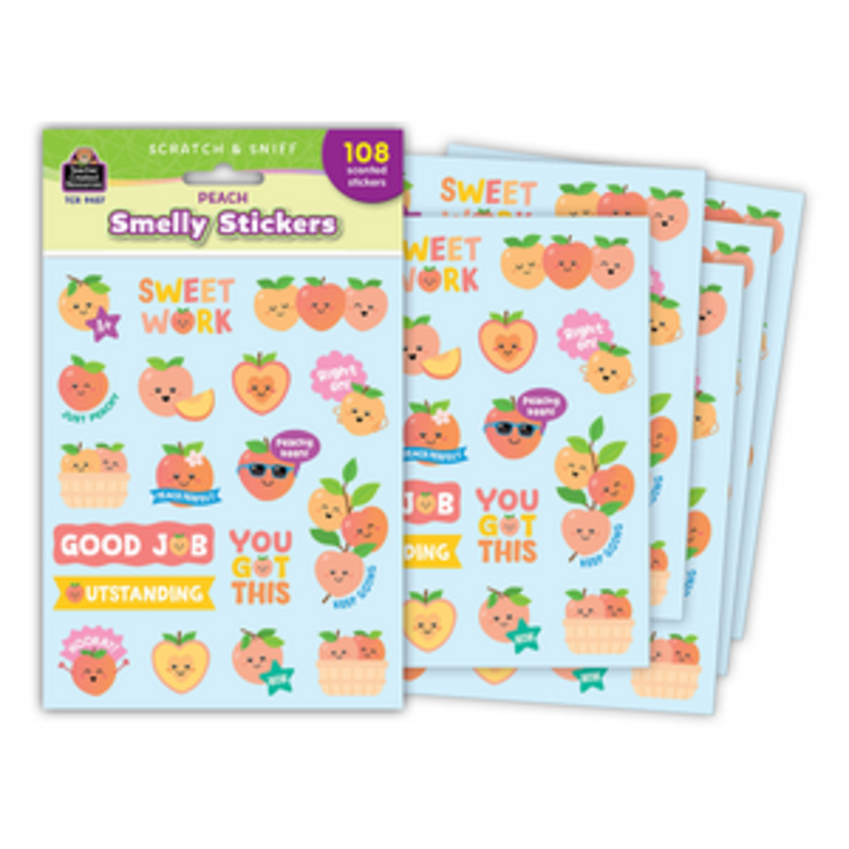 Teacher Created Resources Peach Smelly Stickers [TCR9457]