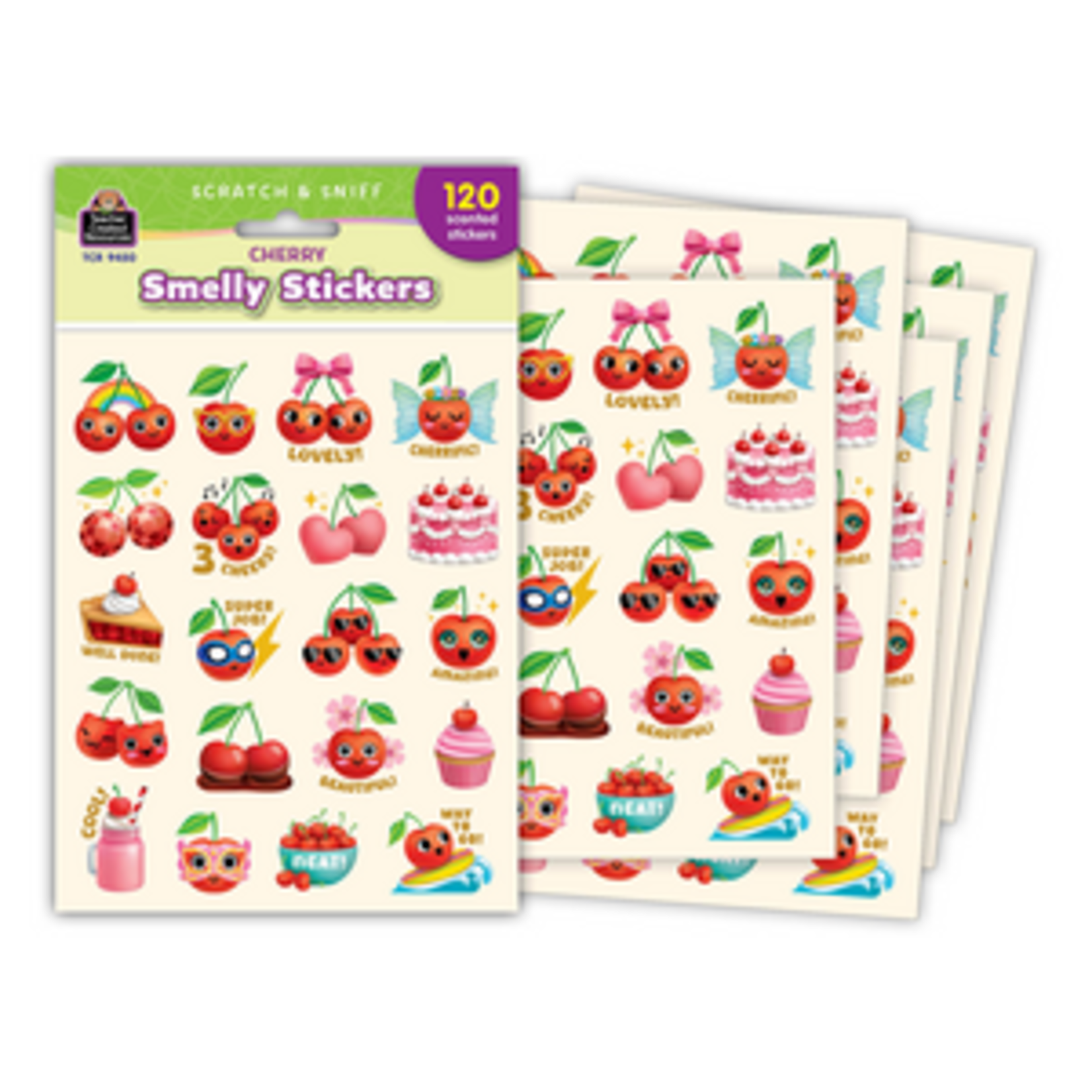 Teacher Created Resources Cherry Smelly Stickers [TCR9450]