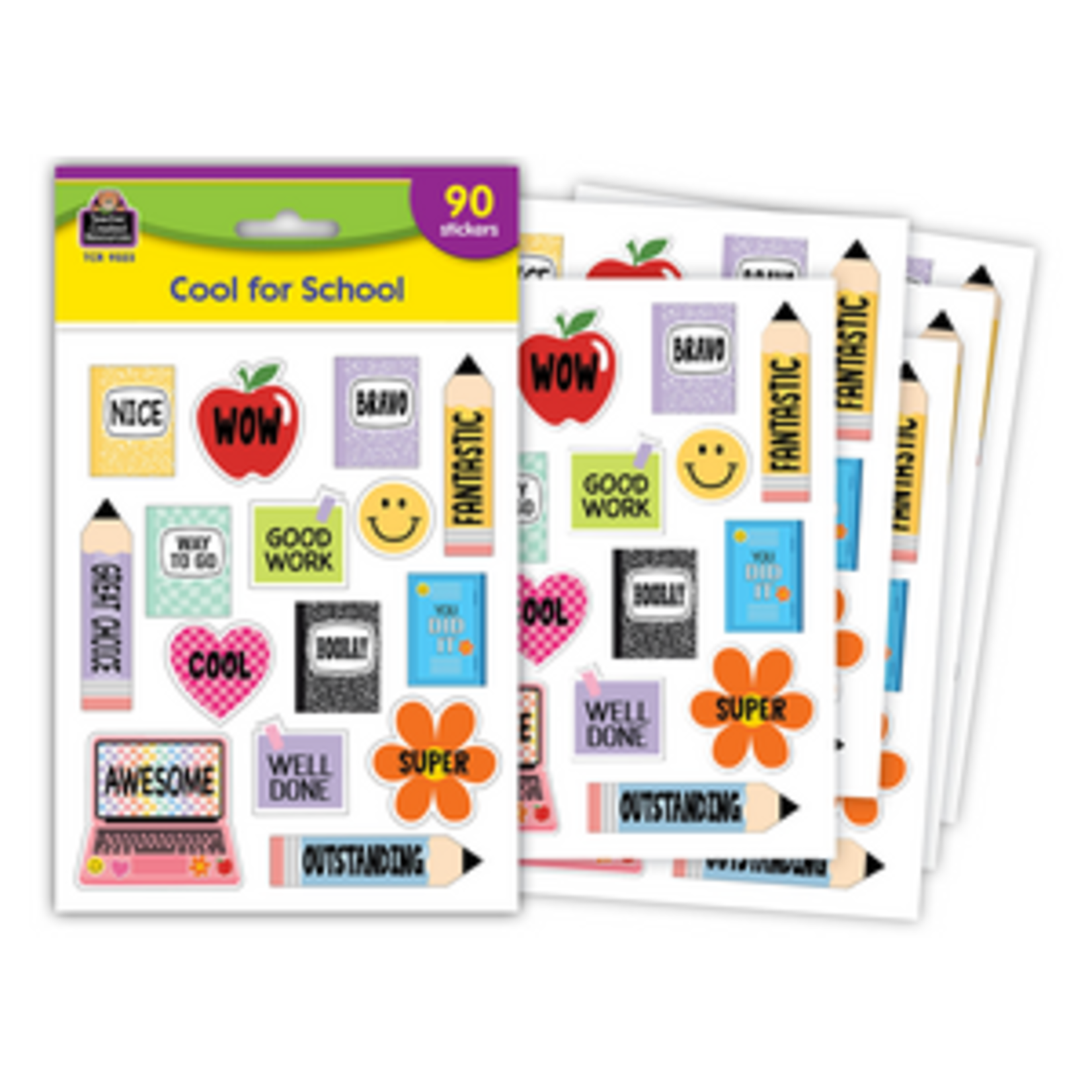 Teacher Created Resources Cool for School Stickers [TCR9323]