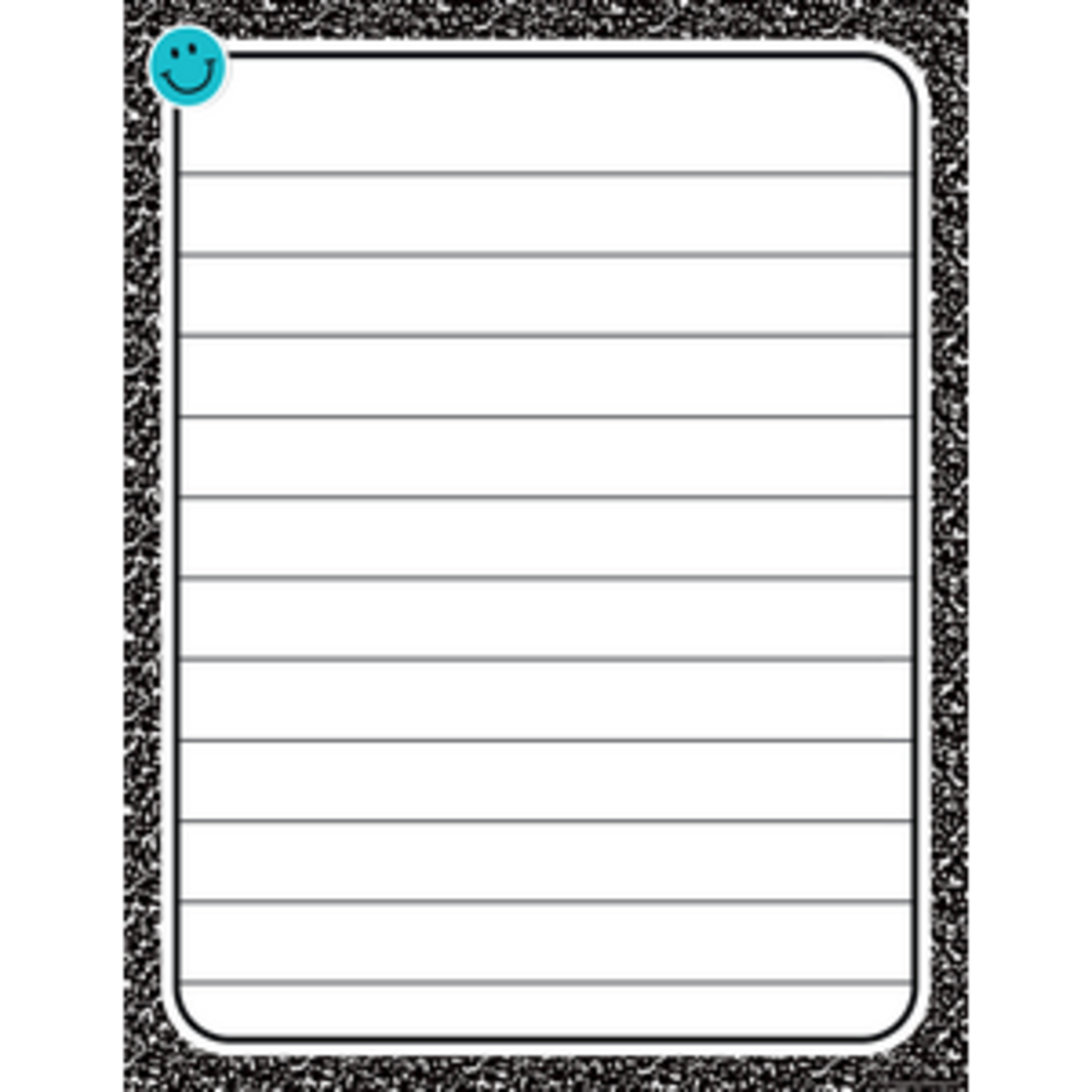 Teacher Created Resources Cool for School Composition Lined Chart [TCR7377]
