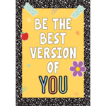 Teacher Created Resources Be the Best Version of You Positive Poster [TCR7382]