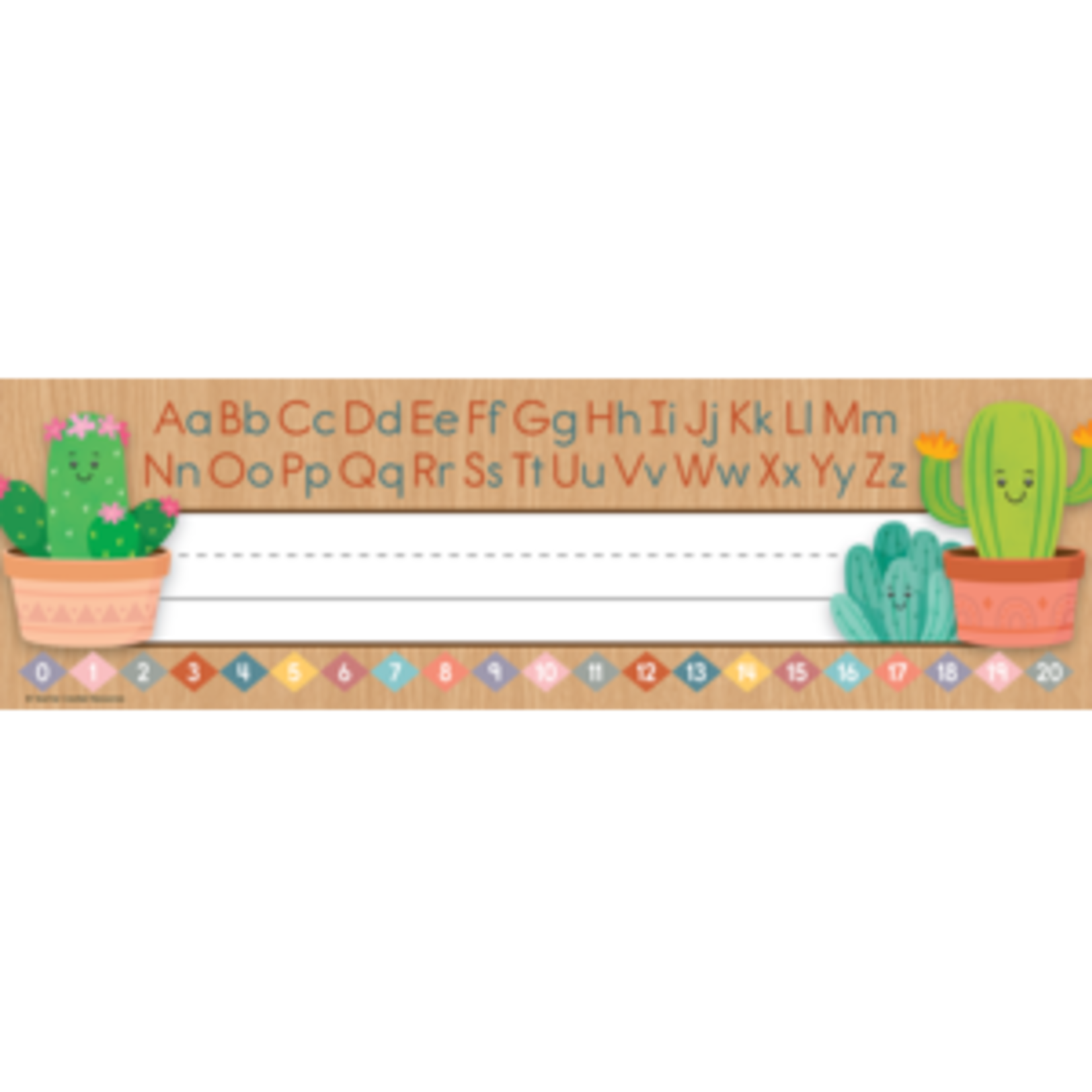 Teacher Created Resources Happy Cactus Crew Flat Name Plates [TCR6960]