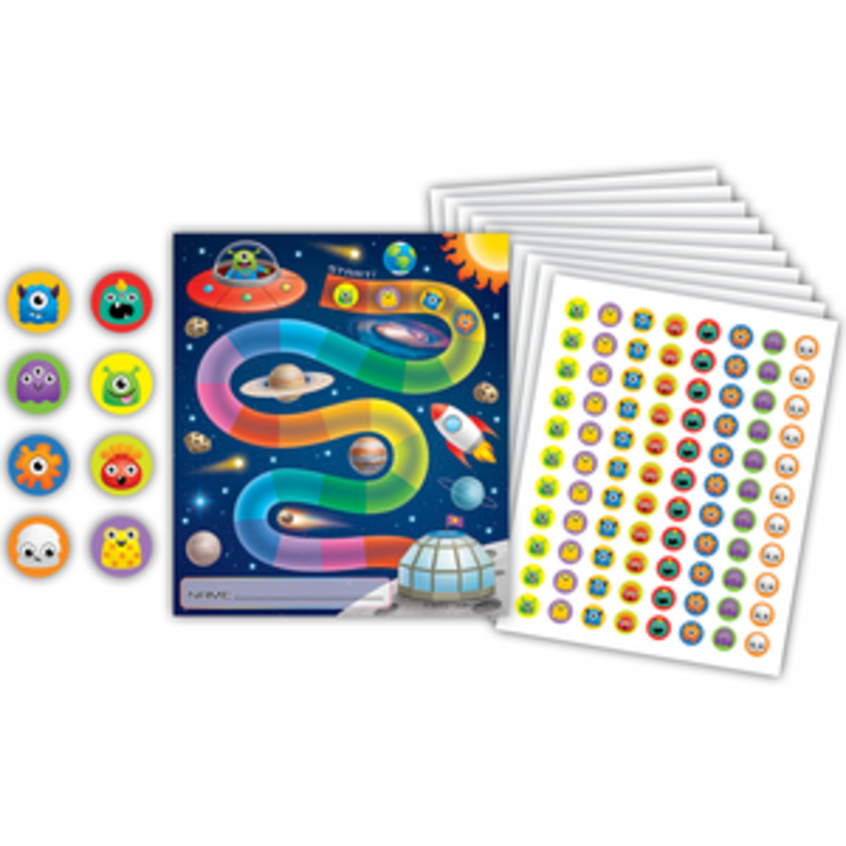 Teacher Created Resources Out of This World Reward Trackers with Stickers [TCR6866]