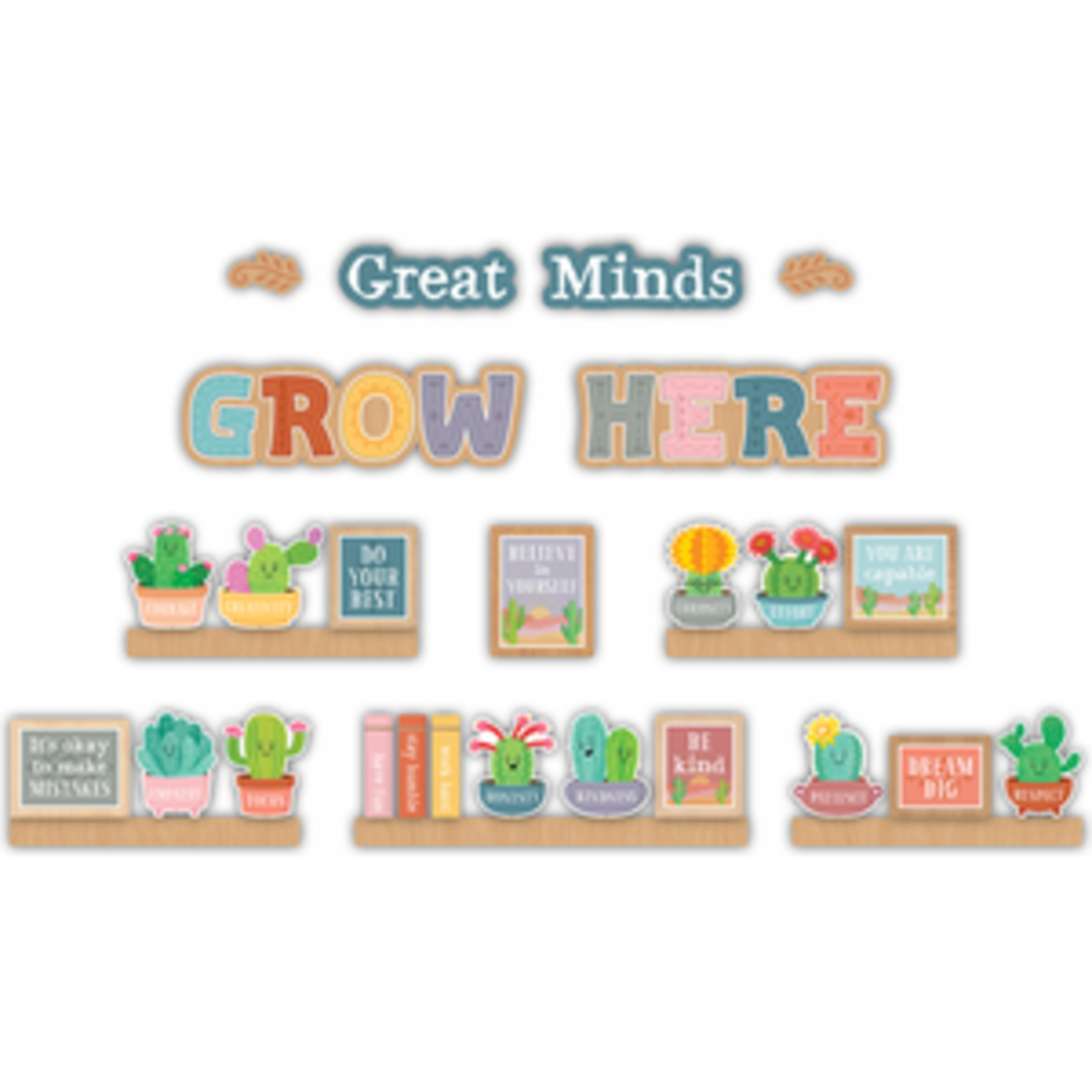 Teacher Created Resources Happy Cactus Crew Mini Bulletin Board [TCR6959]
