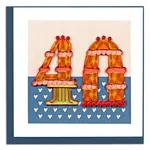 QUILLING CARDS, INC Quilled Birthday Milestone Greeting Card - 40 [BD190]