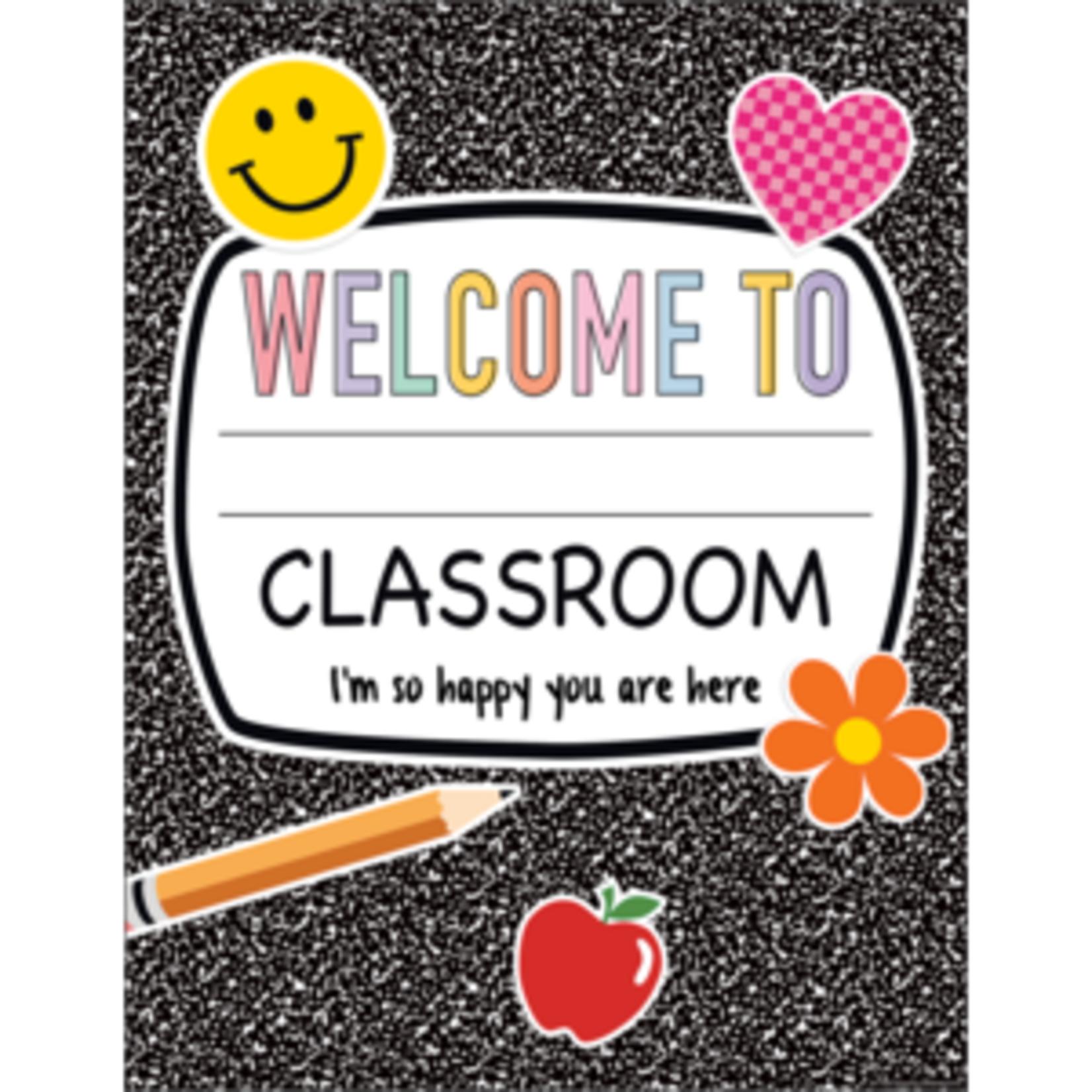 Teacher Created Resources Cool for School Composition Welcome Chart [TCR7378]