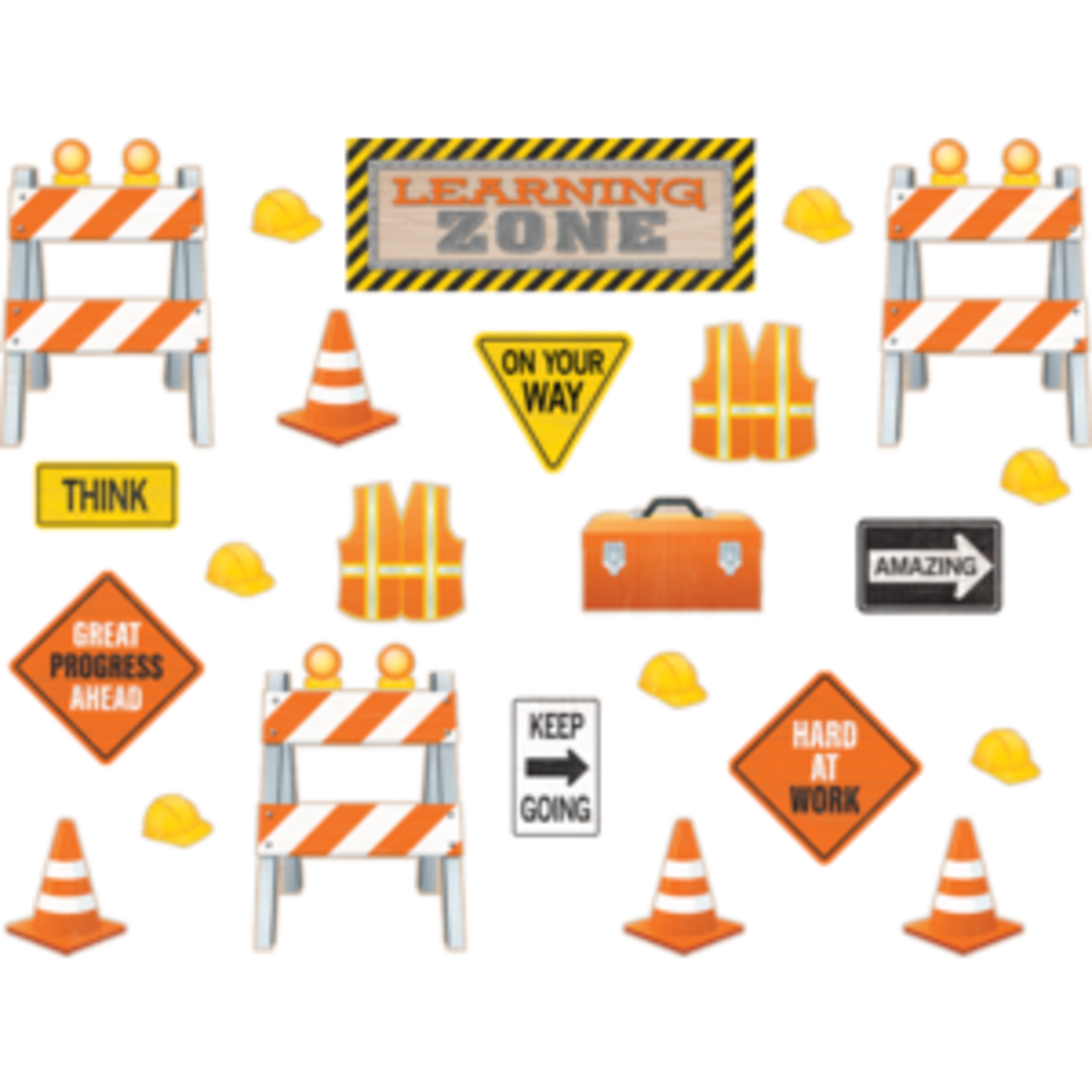 Teacher Created Resources Under Construction Learning Zone Bulletin Board Display