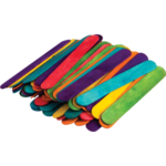 Teacher Created Resources STEM Basics: Multicolor Jumbo Craft Sticks 200 Count [TCR20918]