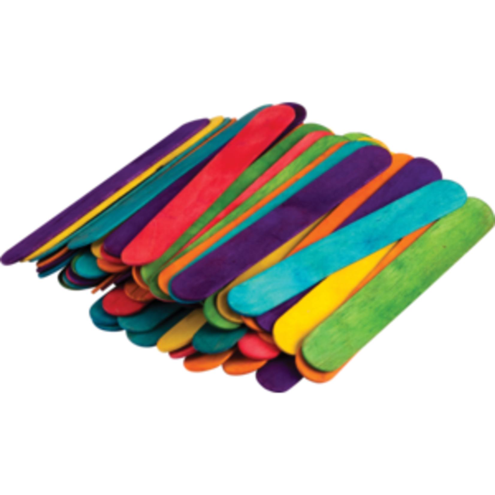 Teacher Created Resources STEM Basics: Multicolor Jumbo Craft Sticks 200 Count [TCR20918]