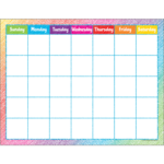 Teacher Created Resources Colorful Scribble Calendar Chart [TCR7525]