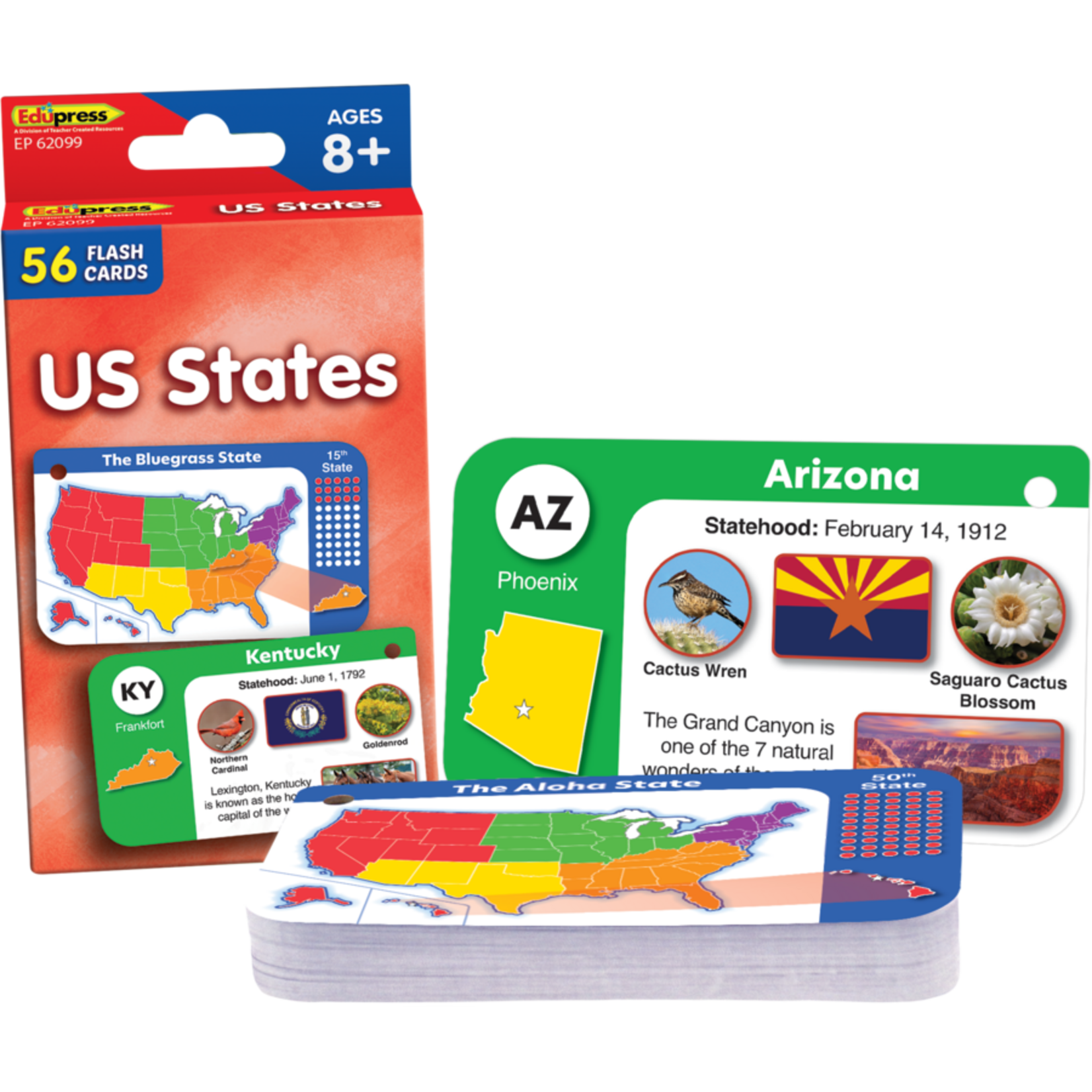 Teacher Created Resources US States Flash Cards [TCR62099]
