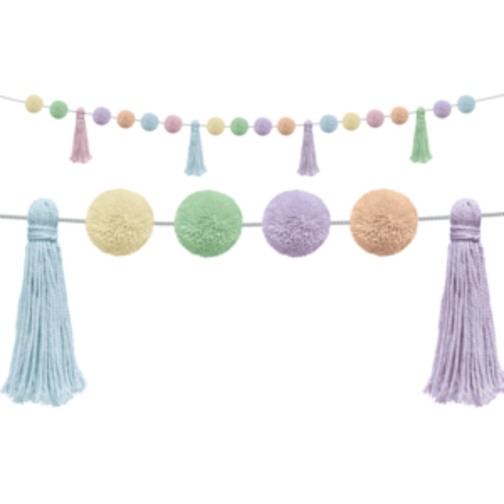 Teacher Created Resources Pastel Pop Pom-Poms and Tassels Garland [TCR9207]