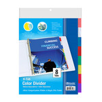 BAZIC BAZIC 3-Ring Binder Dividers w/ 8-Insertable Color Tabs [3118]