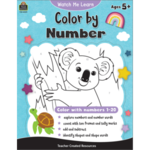 Teacher Created Resources Watch Me Learn: Color By Number [TCR8354]
