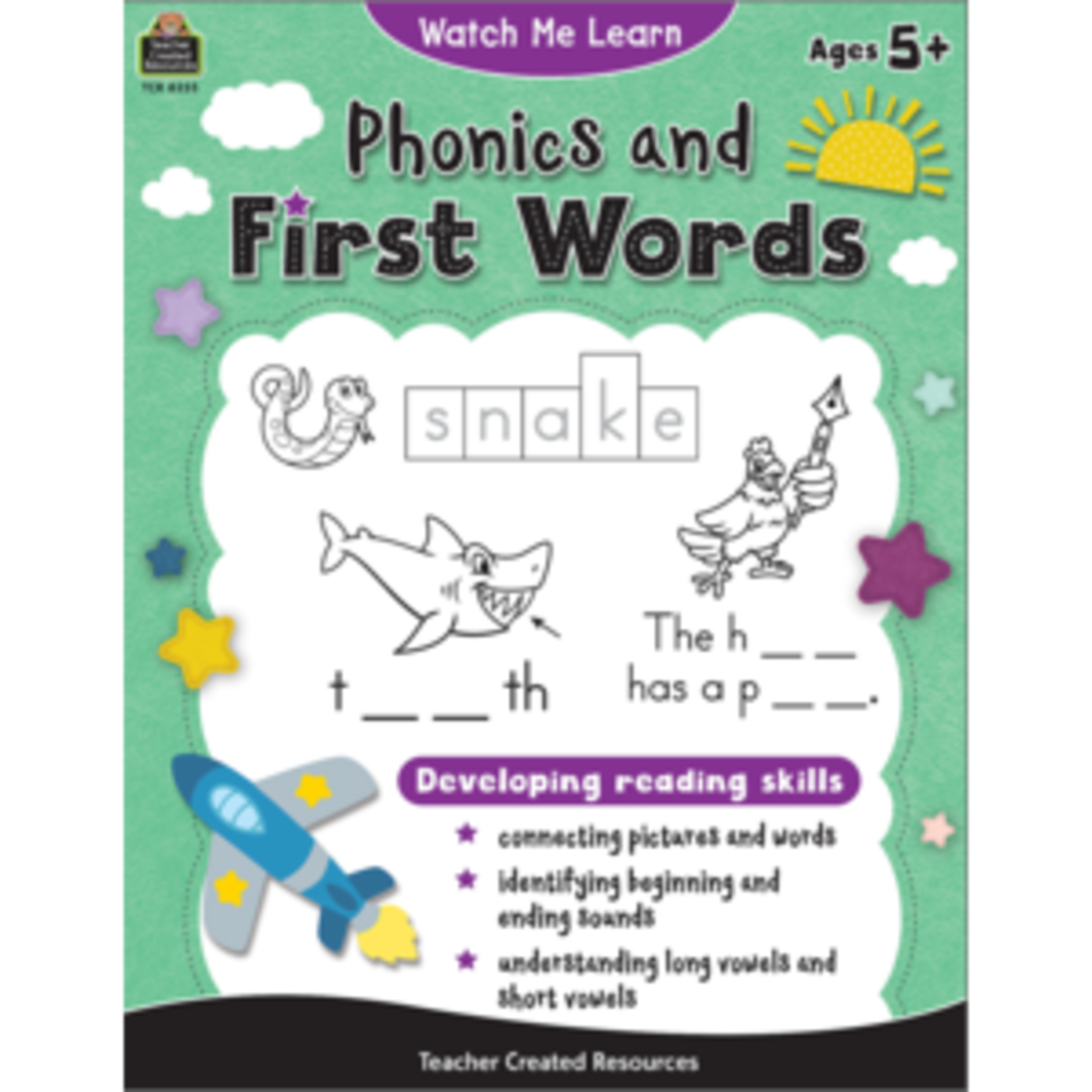 Teacher Created Resources Watch Me Learn: Phonics and First Words [TCR8355]