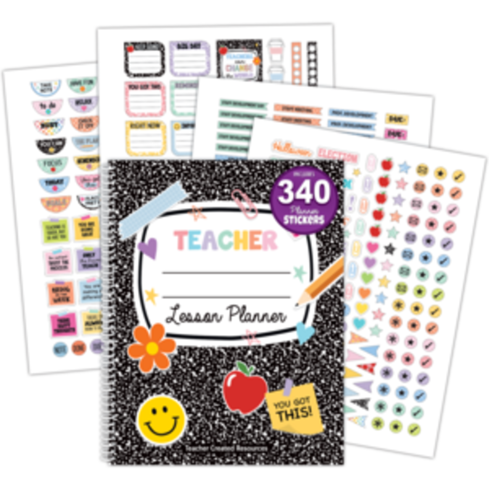 Teacher Created Resources Cool for School Teacher Plan Book [TCR9329]