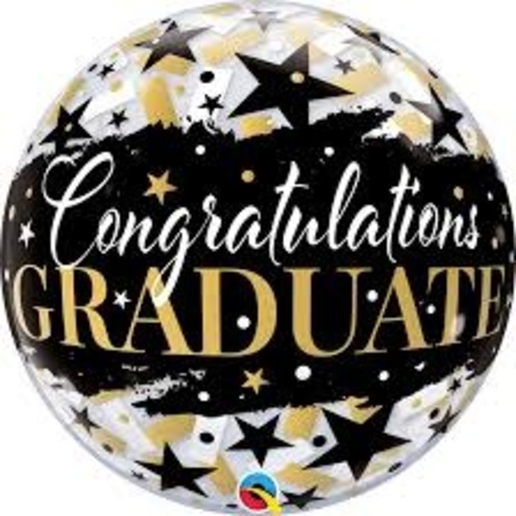 Qualatex Congratulations Graduate 22 Inch Bubble Balloon [82539]