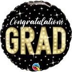 Qualatex Qualatex Congratulations Grad 18 Inch Foil Mylar Balloon [21556]