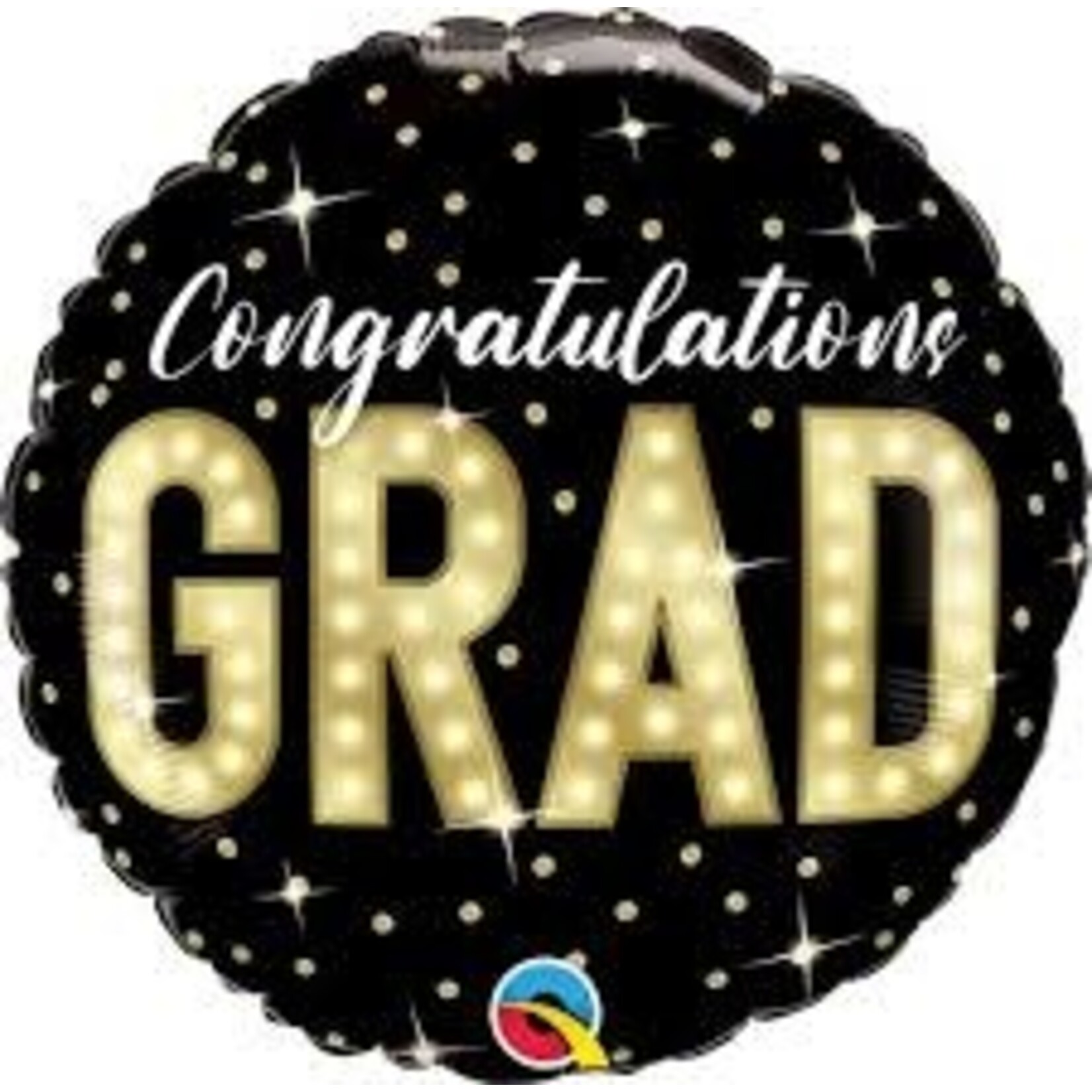 Qualatex Qualatex Congratulations Grad 18 Inch Foil Mylar Balloon [21556]