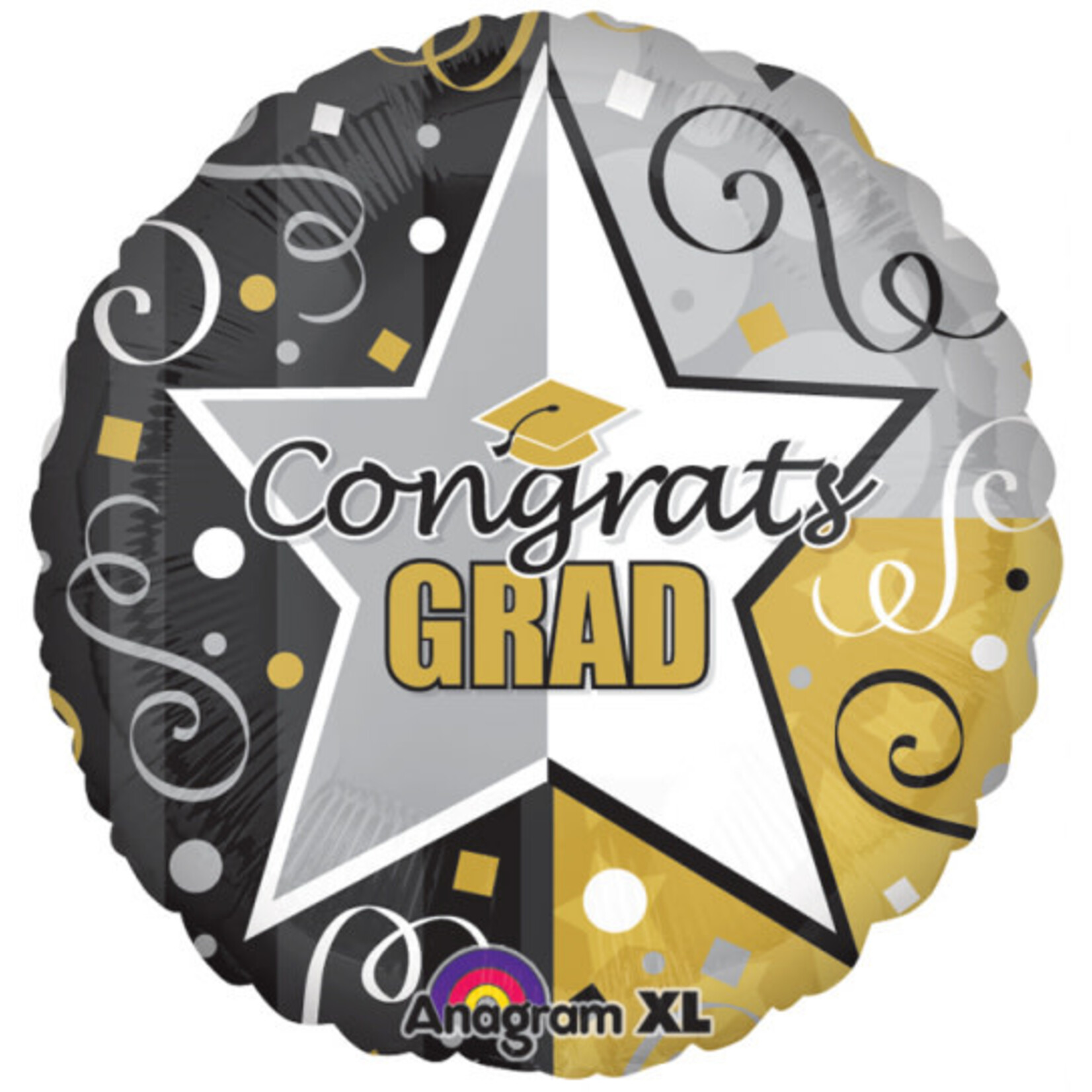 Congratulations Grad 36 Inch Foil Mylar Balloon [17382]