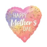 Happy Mother's Day Botanical Traces 18 Inch Foil Mylar Balloon [46734]