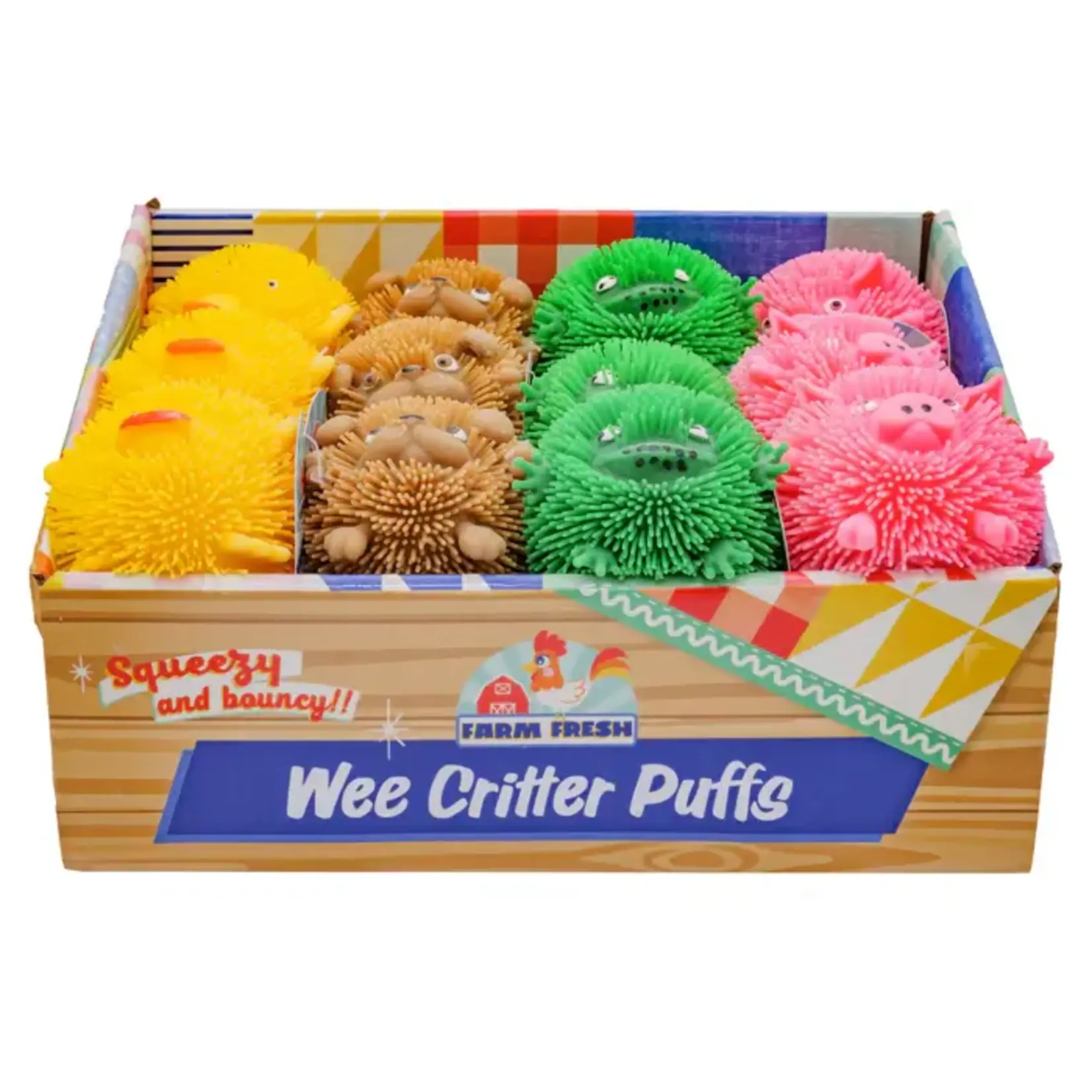 TOYSMITH Farm Fresh Wee Critter Puffs [8382]