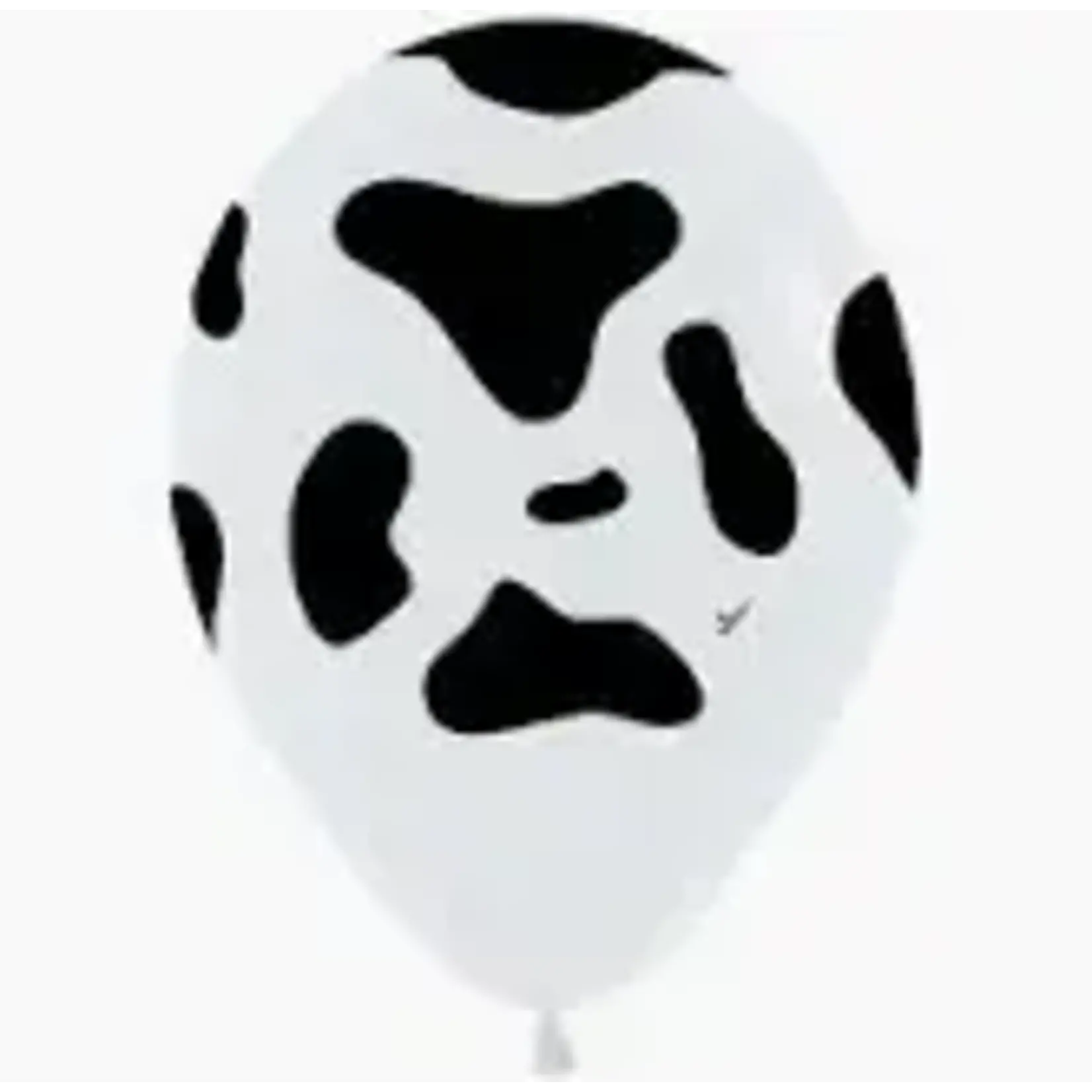 Sempertex Sempertex 11 Inch Cow Print Around Fashion White Latex Balloons Bag of 50 [53113]