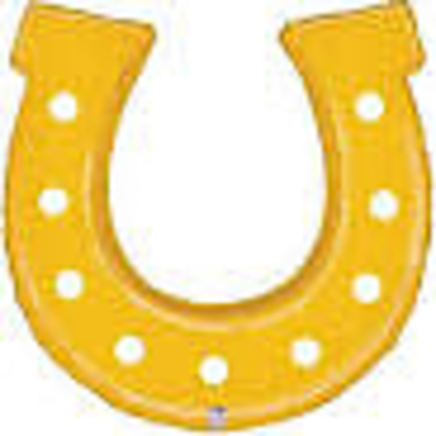 Betallic Golden Horseshoe 25 inch Foil Mylar Balloon [25082]
