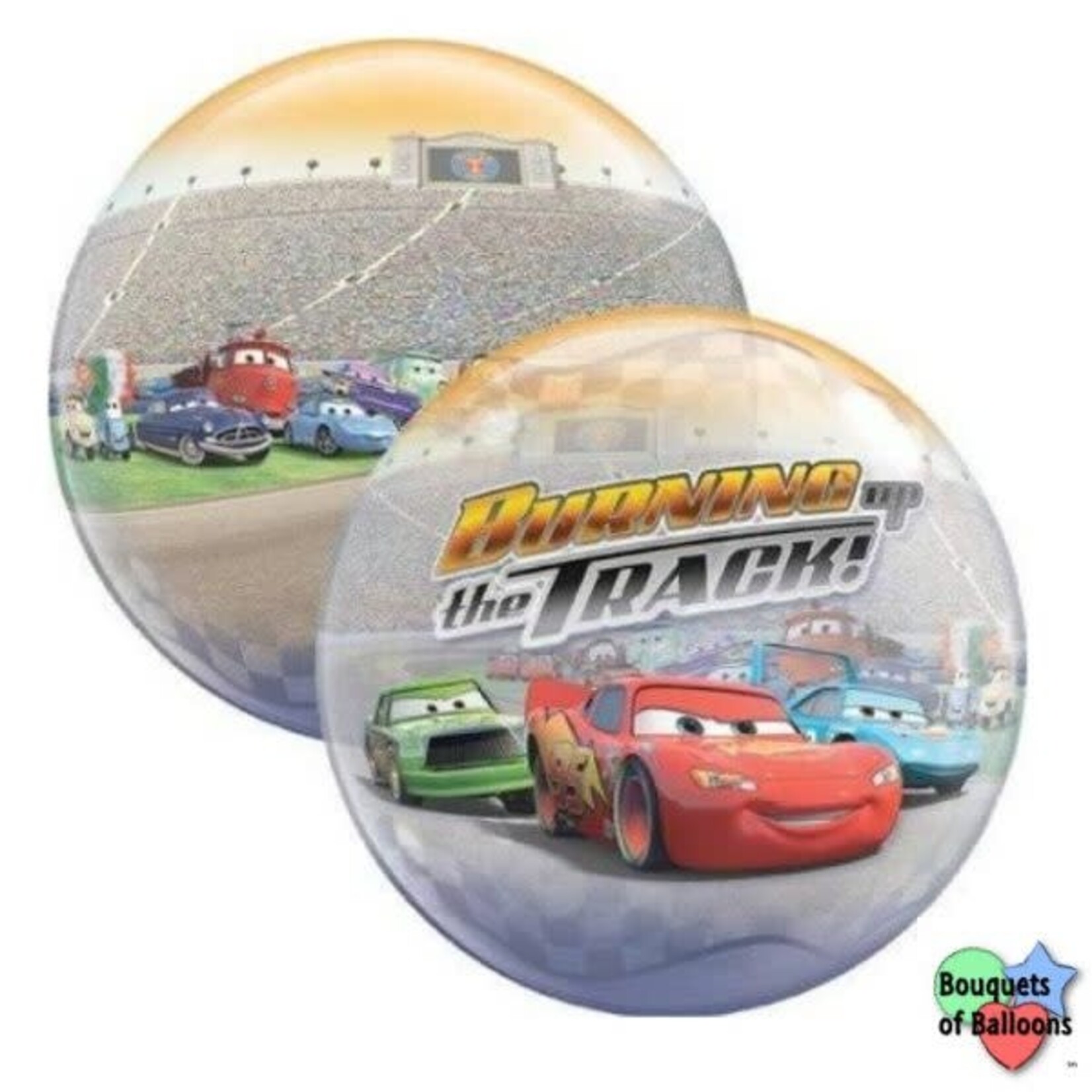 Qualatex Qualatex Disney World of Cars 22 Inch Bubble Balloon [19026]