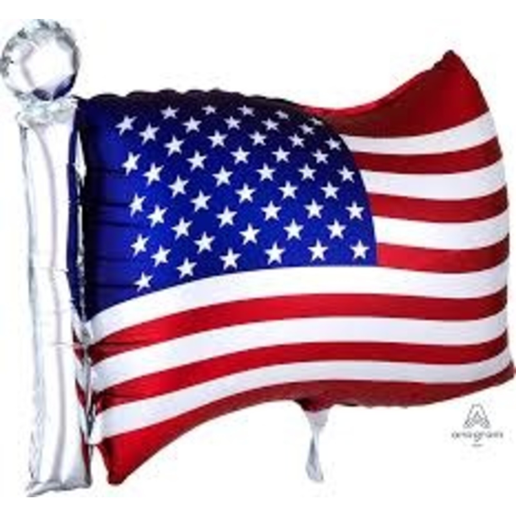 Iridescent Flag 27 Inch Foil Mylar Balloon [40955]