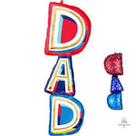 DAD Stacker 39 Inch Foil Mylar Balloon [40948]