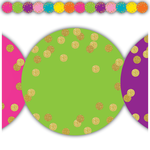 Teacher Created Resources Confetti Circles Die-Cut Border Trim [TCR3571]