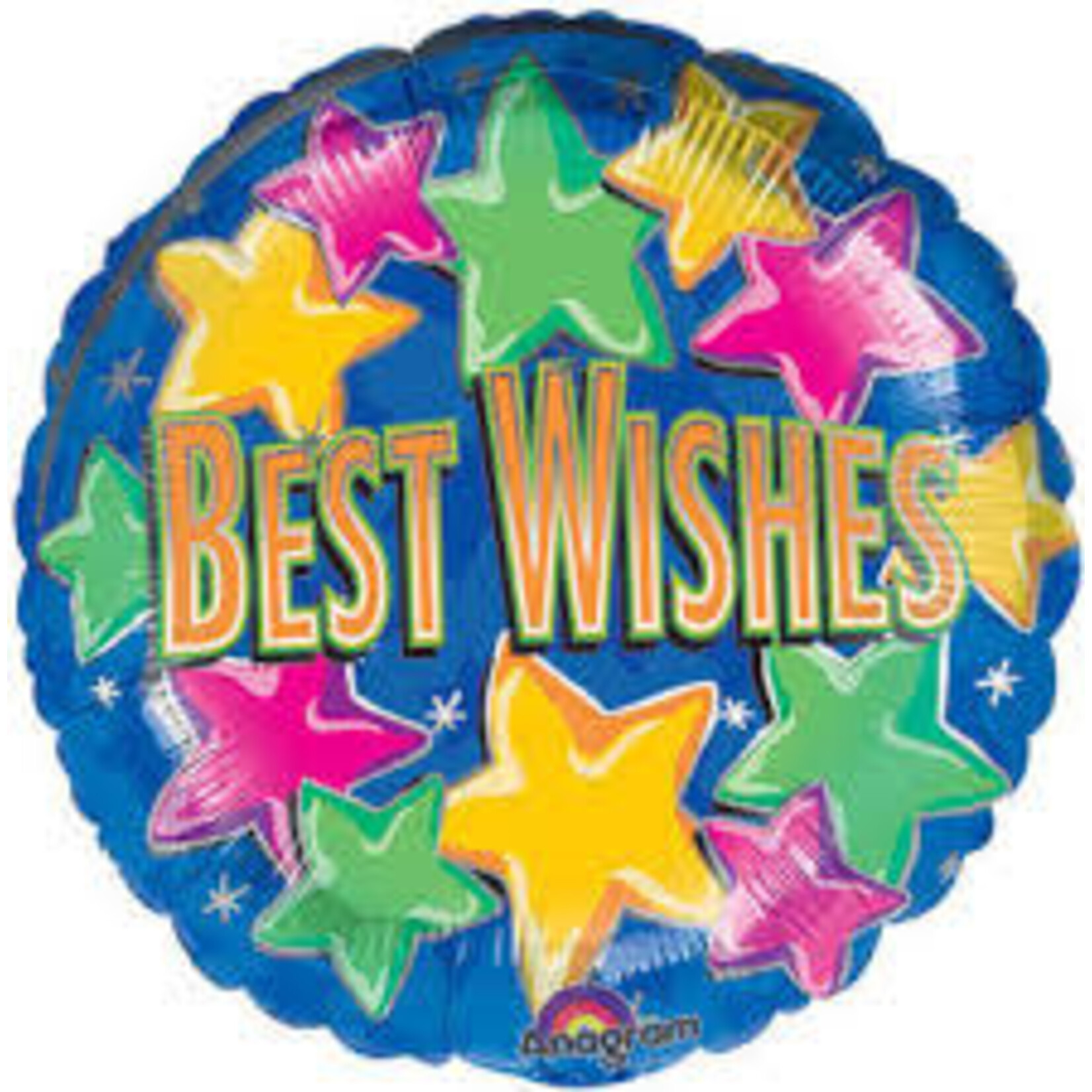 Betallic Best Wishes 18 Inch Foil Mylar Balloon [16808]