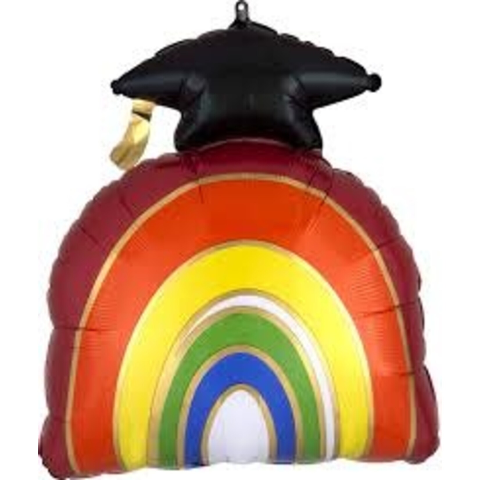 Grad Rainbow 23 Inch Foil Mylar Balloon [40966]