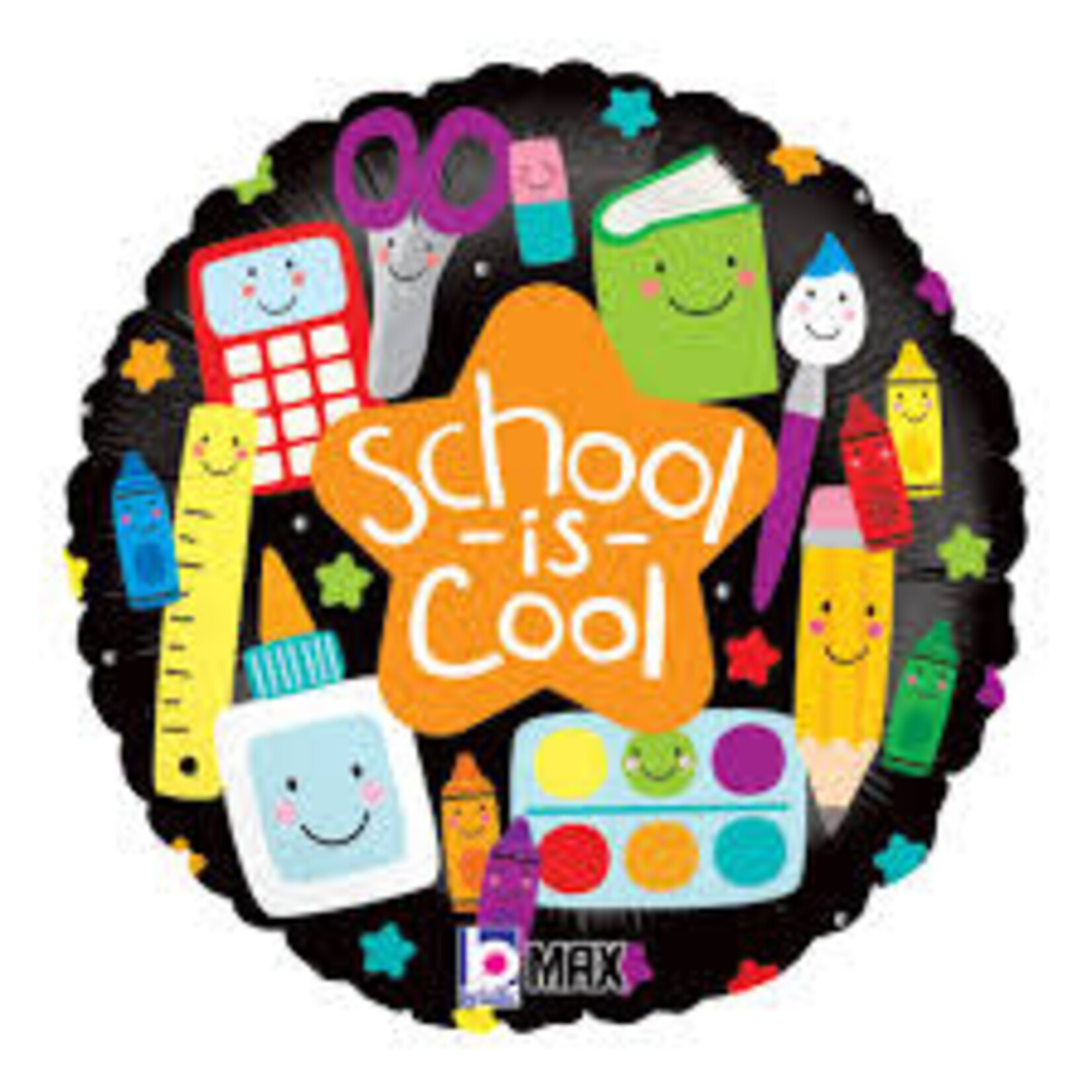 Betallic School is Cool 18 Inch Foil Mylar Balloon [36725]