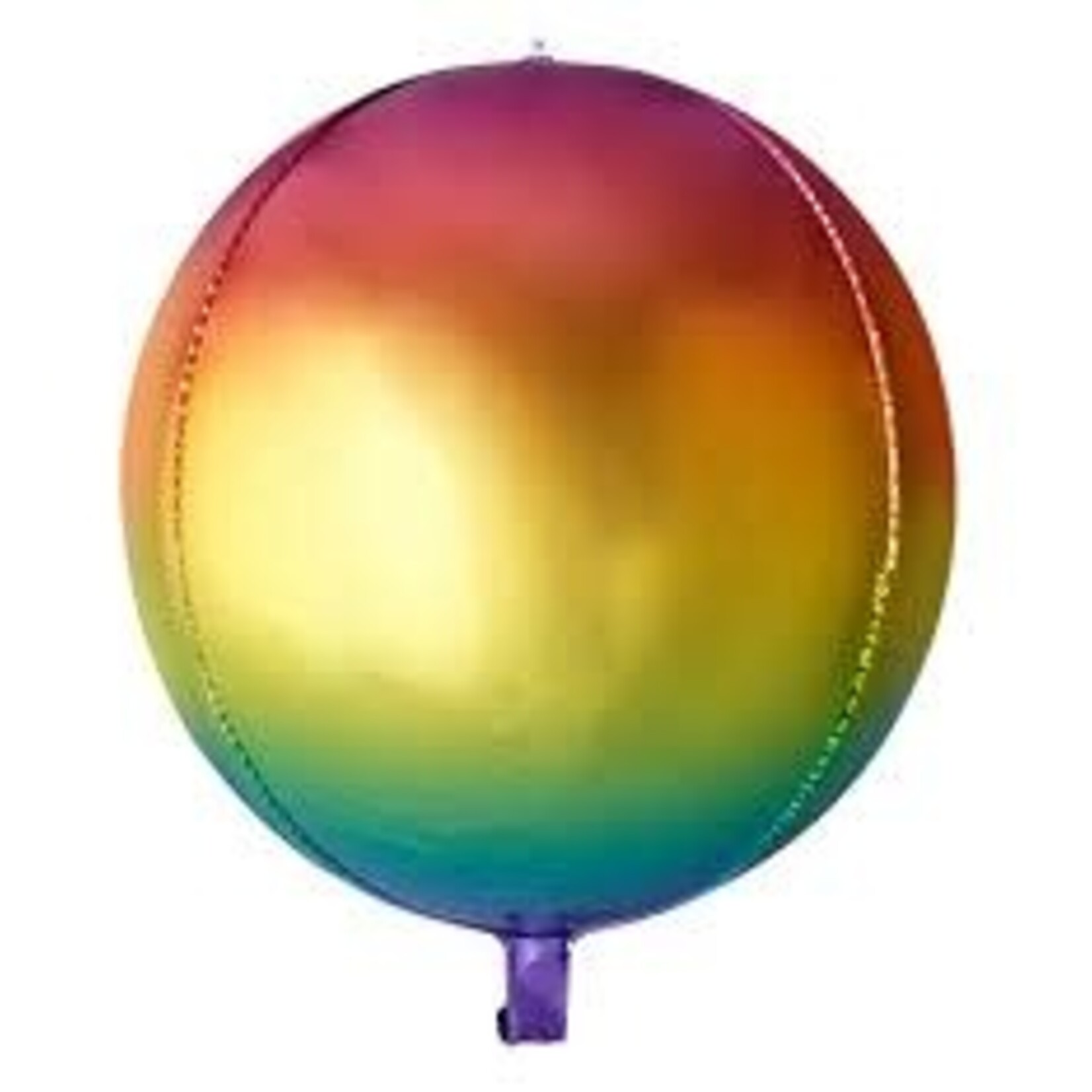 ORBZ Rainbow 15 Inch Clear Foil Balloon [28777]
