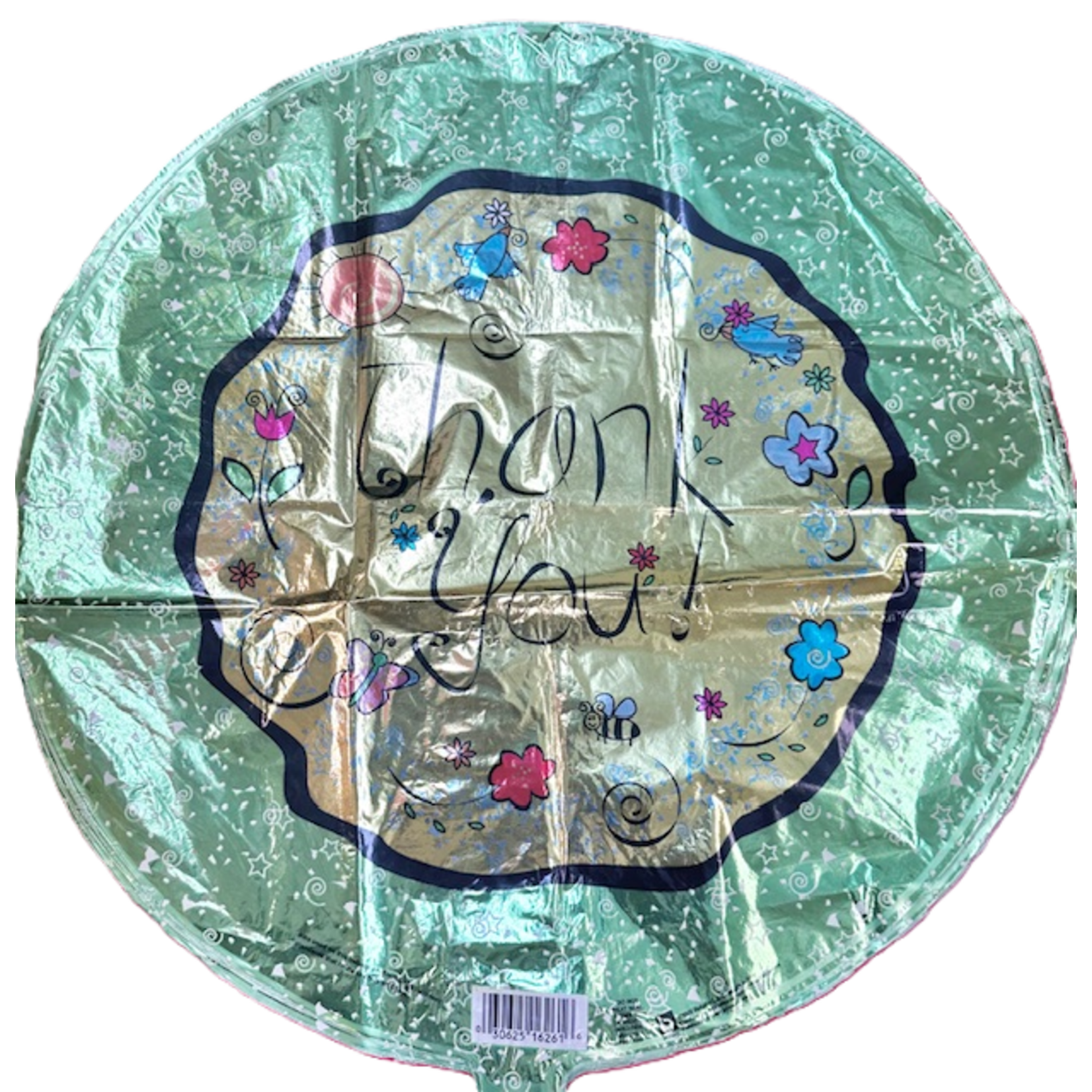 Betallic Thank you Metallic Bees & Flowers 18 Inch Foil Mylar Balloon [16261]
