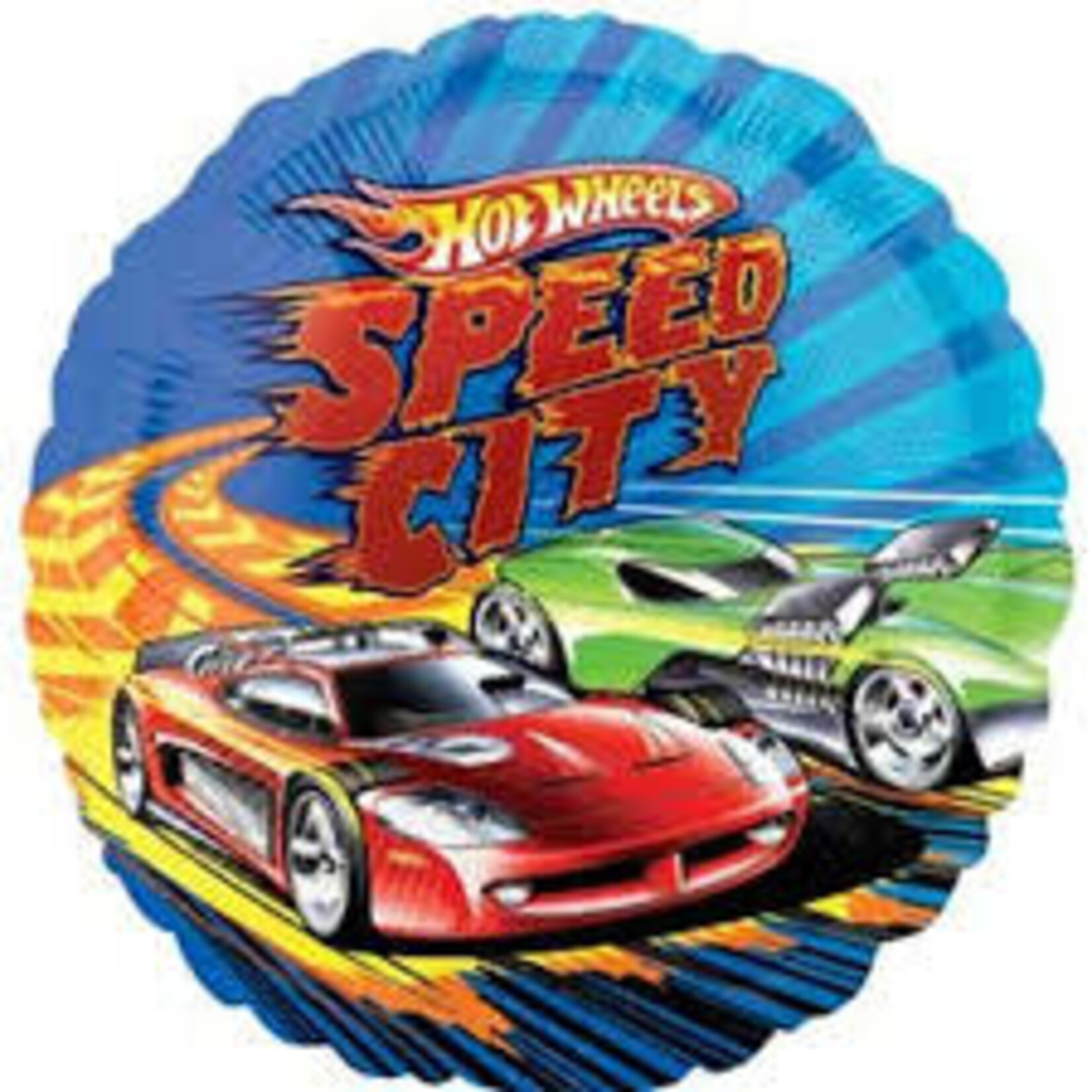 Hot Wheels Speed City 18 Inch Foil Mylar Balloon [118381]