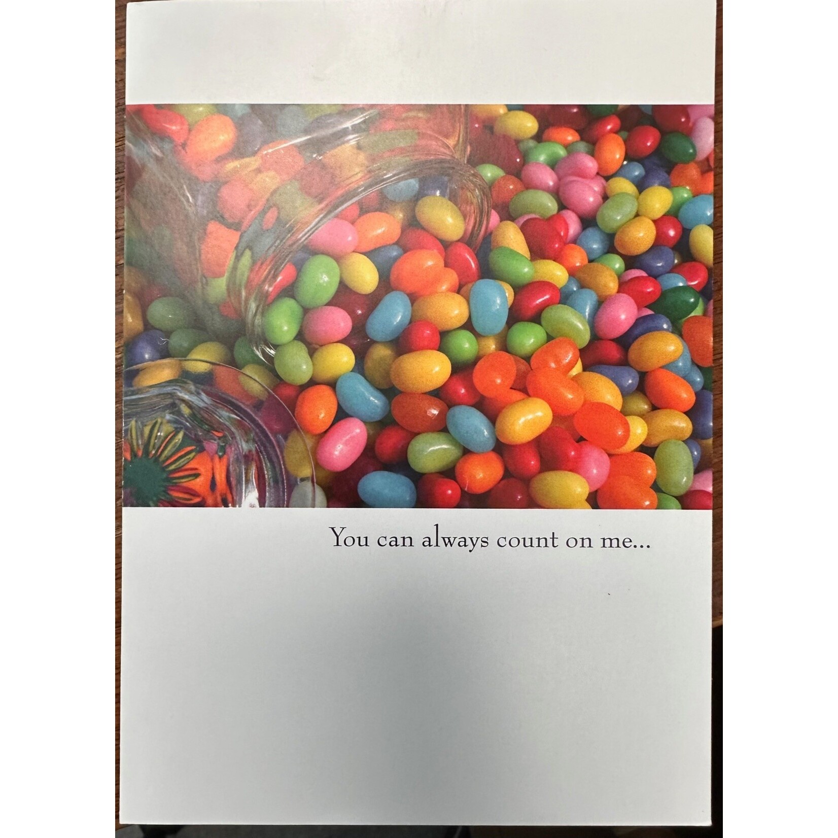 SUN DAY GREETINGS Spilled Jar of Jelly Beans Birthday Greeting Card [GC0004BD]