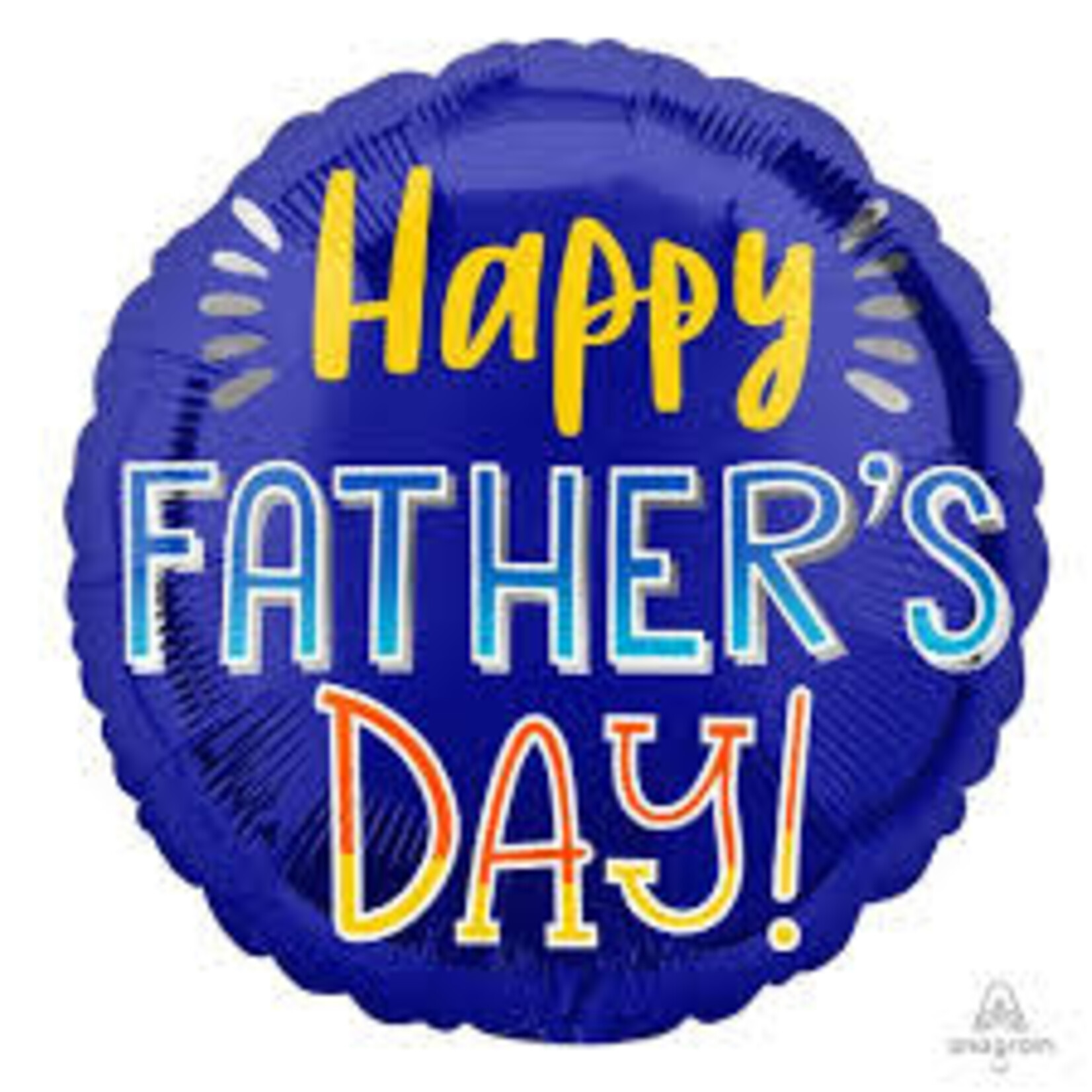 Happy Fathers Day 18 Inch Foil Mylar Balloon [41014]