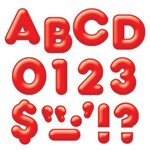 Trend Enterprises Red 2-Inch 3-D Uppercase Ready Letters [T79402]