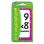 Trend Enterprises Multiplication 0-12 Pocket Flash Cards [T23006]