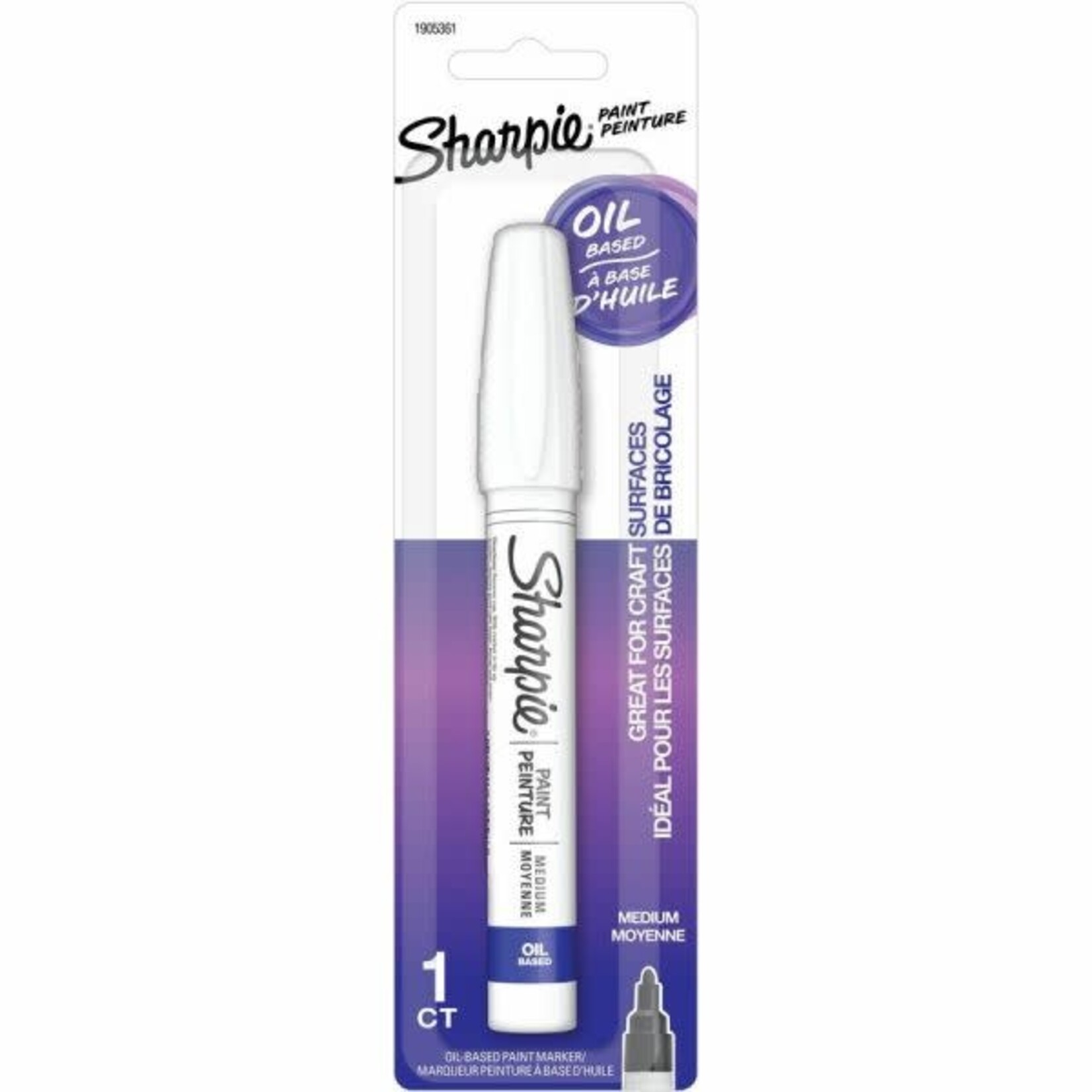 Sanford Brands Sharpie Oil Based Paint Medium Marker Point - White Oil Based Ink [1905361]