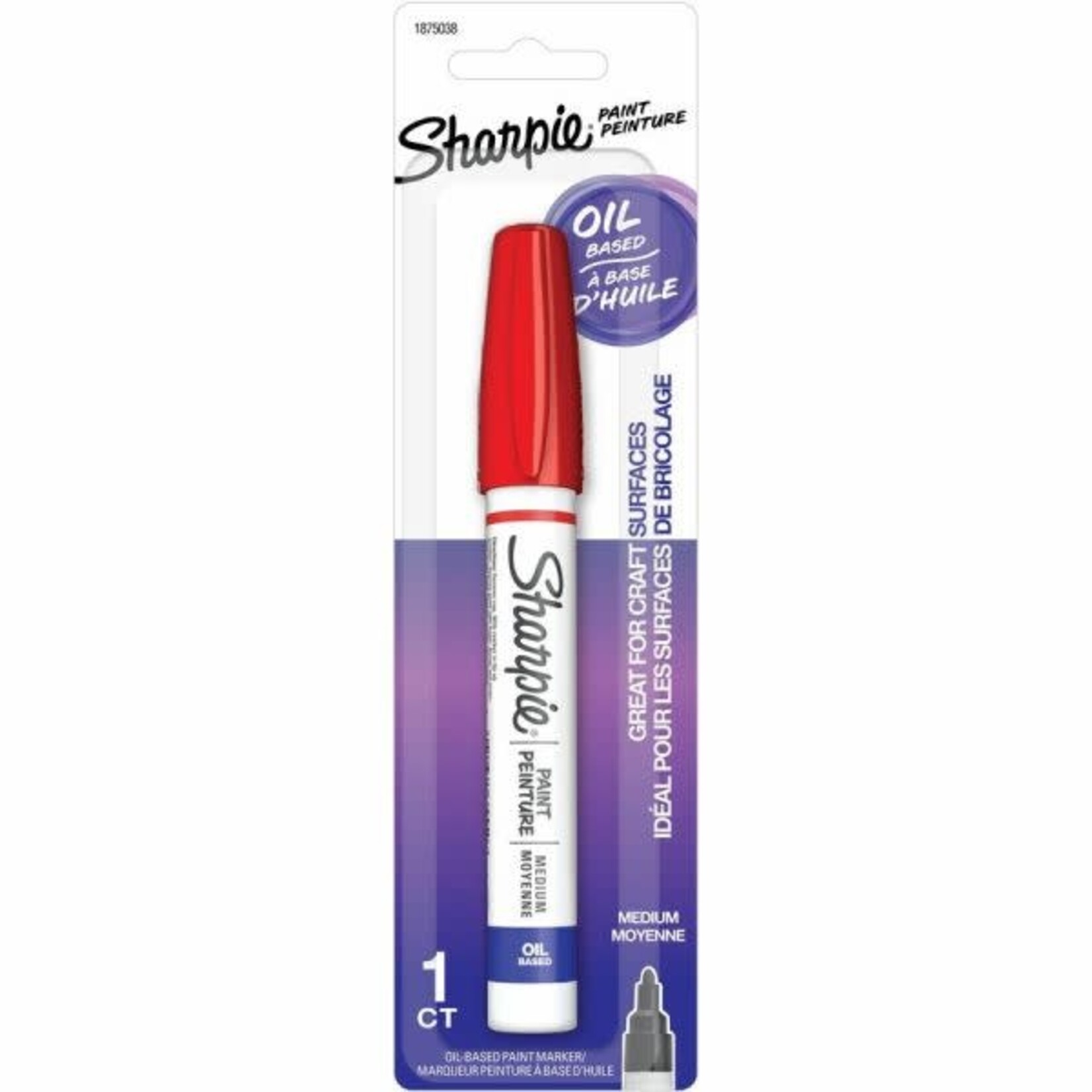 Sanford Brands Sharpie Oil Based Paint Medium Marker Point - Red Oil Based Ink [SAN2157684]