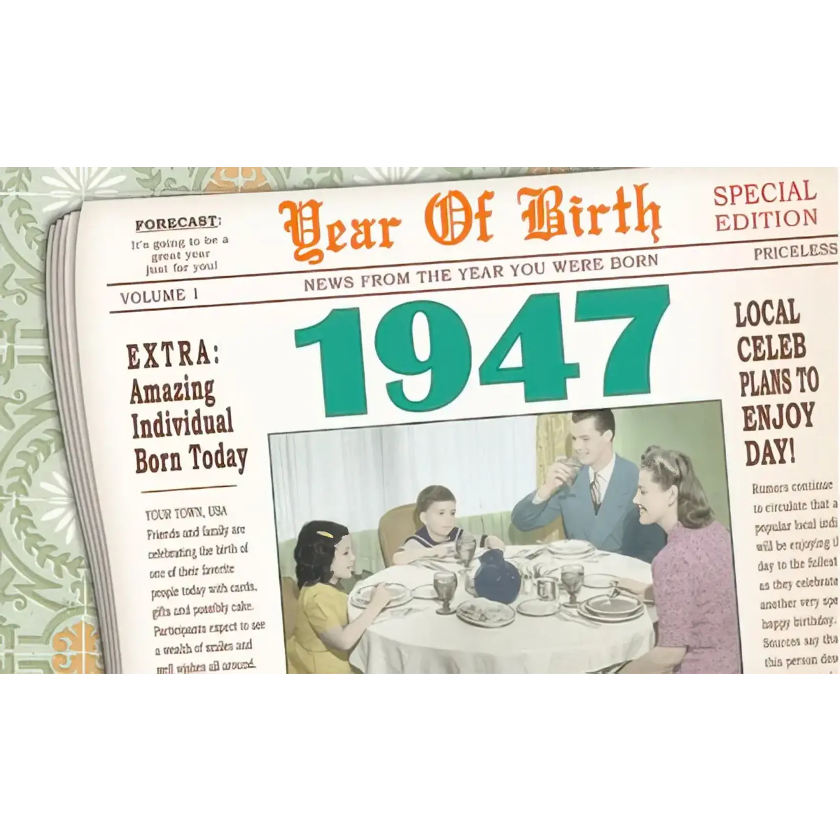 LEANIN TREE Year of Birth Cards 1947 [YOB42248]