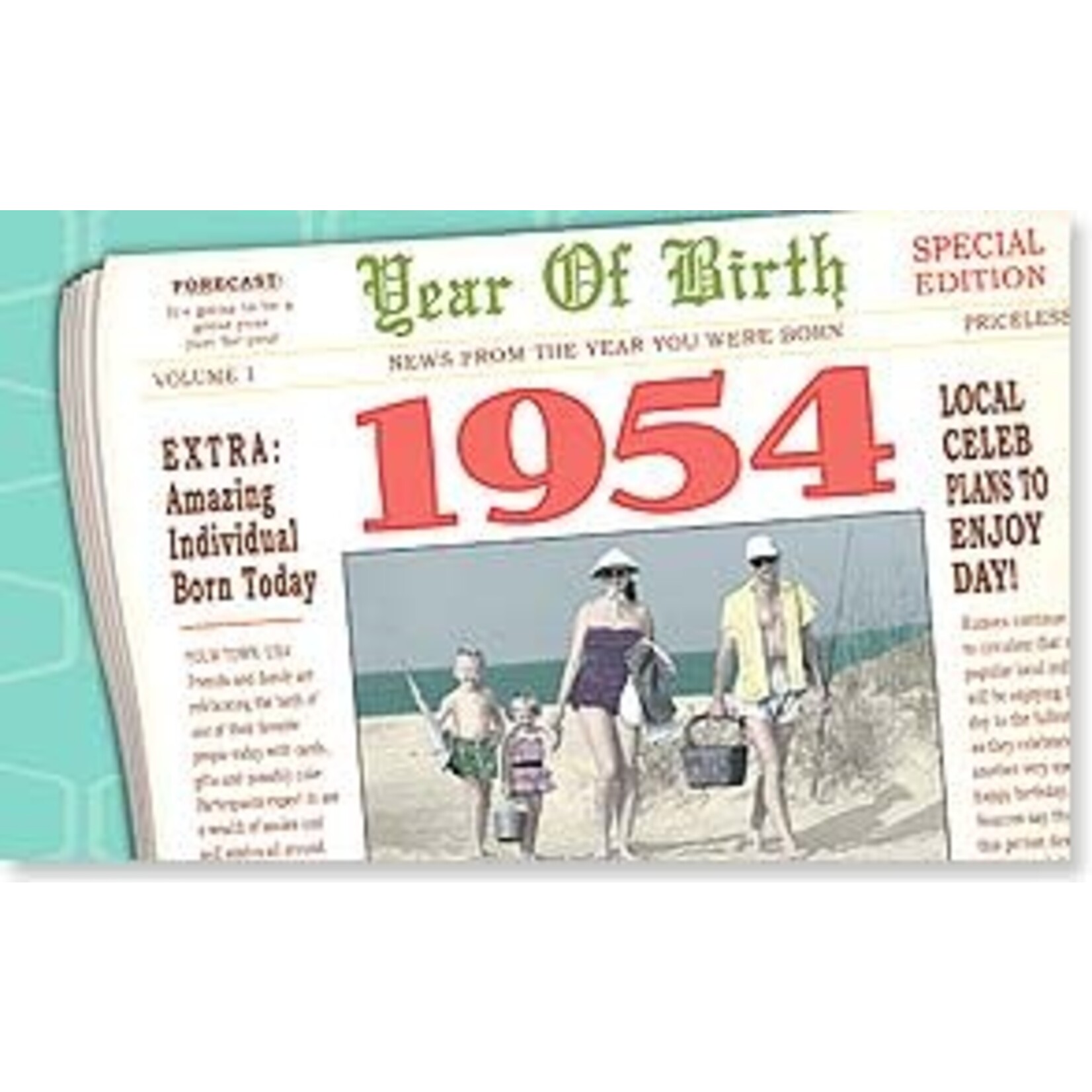 LEANIN TREE Year of Birth Cards 1954 [YOB42255]